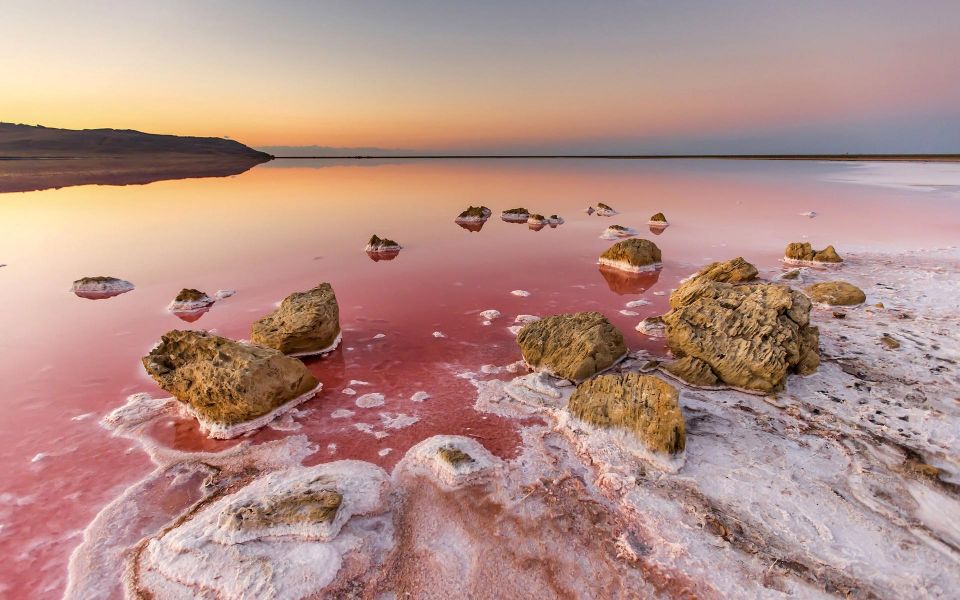Золотые пляжи Опукского заповедника и Кояшское (розовое) озеро